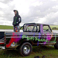 inside living vehicle signage