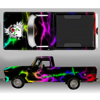 flatline vehicle wrap