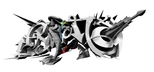 psycandy 3D digital graffiti art