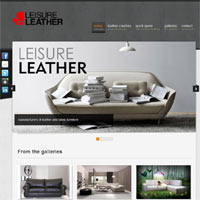 Leisure leather html5 template